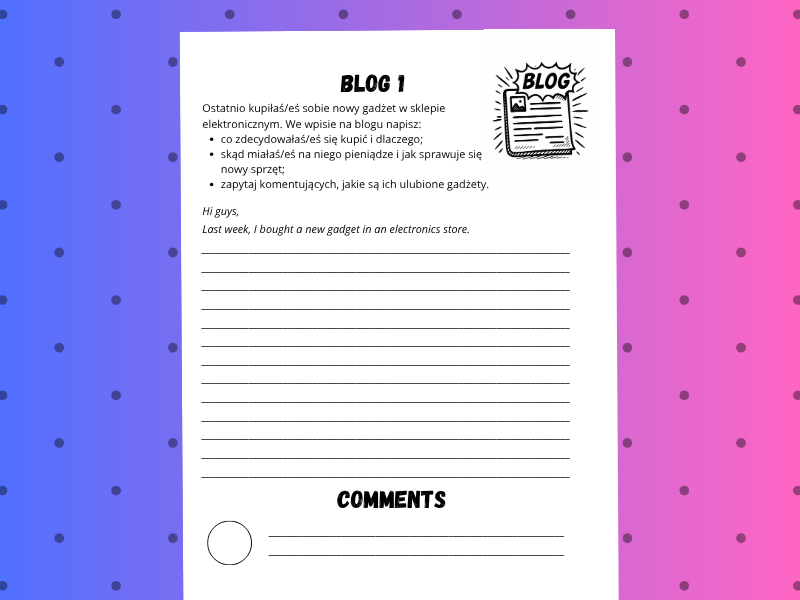 Pisanie maili i blogów w parach | MakeTheGrade