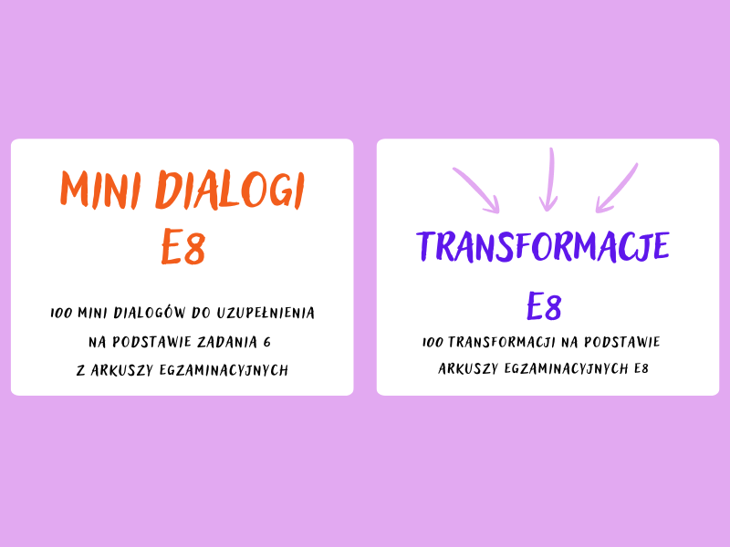 mini dialogi i transformacje